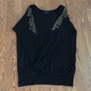 Black Long Sleeve Top